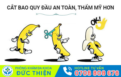 Cắt bao quy đầu bằng kỹ thuật hiện đại