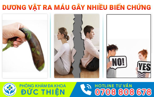 Tác hại nguy hiểm khi dương vật bị chảy máu