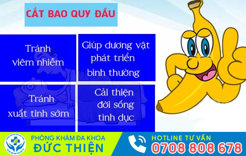 Nhiều lợi ích khi cắt bao quy đầu sớm