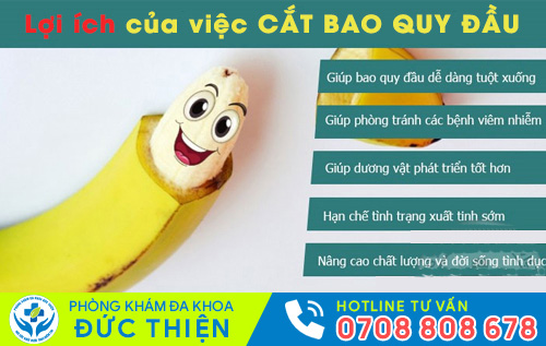 Lợi ích của việc cắt bao quy đầu