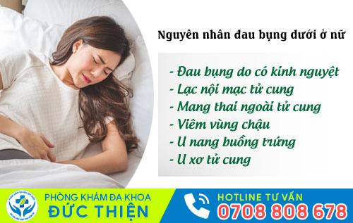Nguyên nhân đau bụng dưới ở nữ