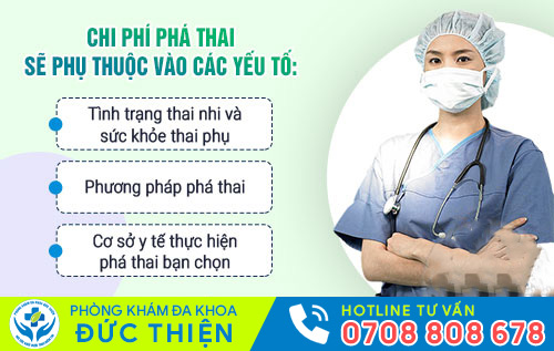 Chi phí phá thai 1 tháng, 2 tháng, 3 tháng