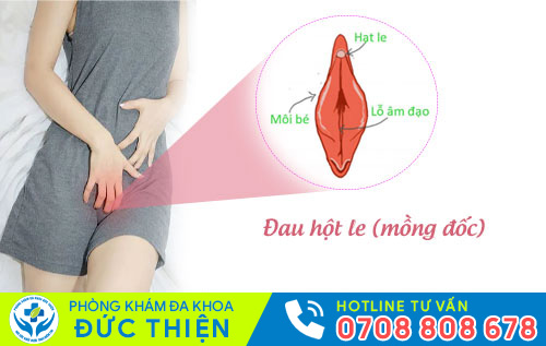Đau hột le (mồng đốc)