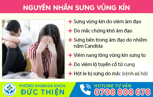 Nguyên nhân sưng vùng kín
