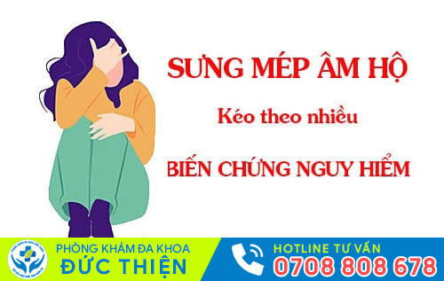 tác hại của sưng mép âm hộ
