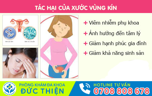 tác hại của xước vùng kín