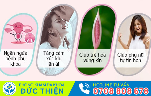 Rất nhiều lợi ích khi chị em thu gọn âm đạo