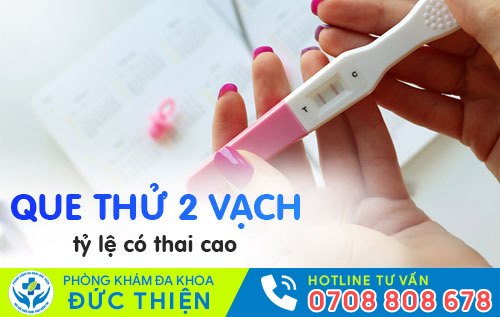 Que thử thai 2 vạch - tỷ lệ có thai cao