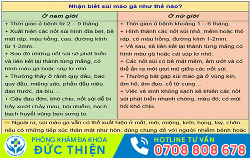 Nhận biết các dấu hiệu sùi mào gà