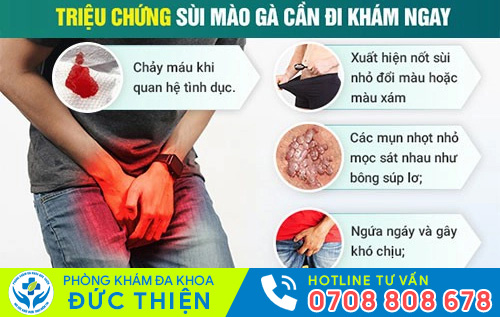 Triệu chứng bệnh sùi mào gà qua các giai đoạn